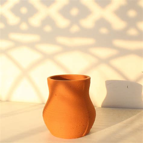Buy Sustainable Mini Matka Terracotta Vase on Brown Living™