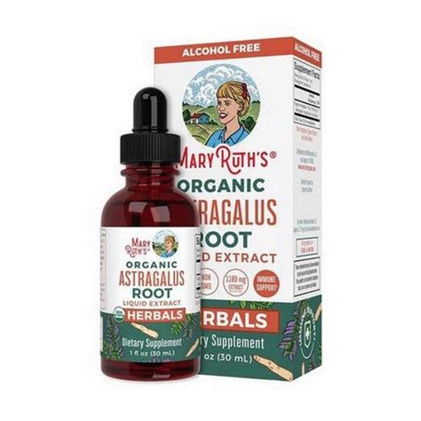 Buy MaryRuth's Organic Astragalus Root Liquid Herbals 1 Oz Online at ...