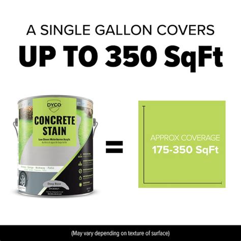 Dyco Paints Concrete Stain Deep Base Satin Water-based Satin Ready-to ...