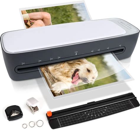 Amazon.com : Laminator, 1Min Fast Heat-Up A3 Laminator Machine, 6 in 1 ...