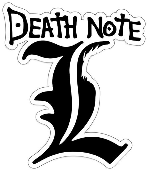 Death Note Logo Sticker | Stickerfever.in