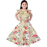 Wish Karo Baby Girls' Knee Length Dress (fe1223pnk_3-6 Months_Pink_3-6 ...