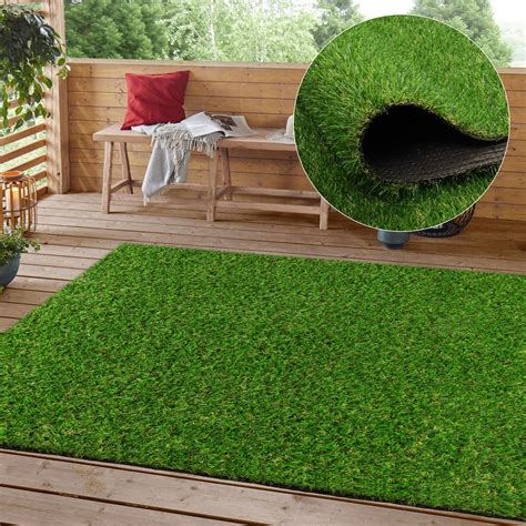 Heyroll Realistic Artificial Turf Grass, 3 FT X 5 FT Artificial ...
