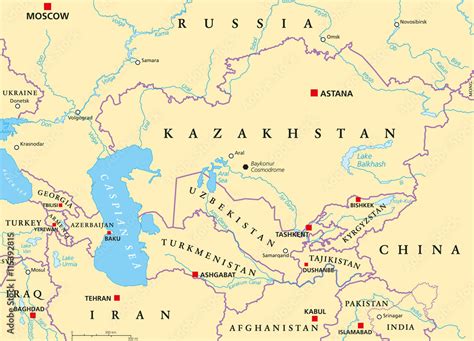 Asia Countries On Map 的图像结果