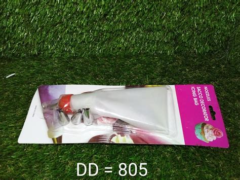 0805 Cake Decorating Nozzle with Piping Bag Stainless — DeoDap