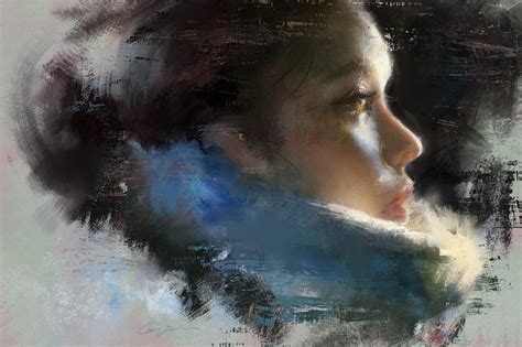 ArtStation - 2H 油画技法测试, Gu jiayi