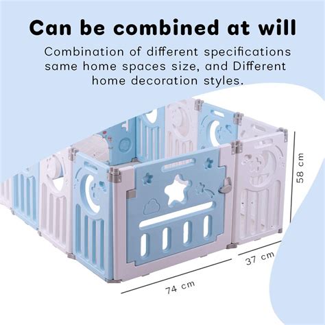 Baybee Playard Playpen for Kids with Safety Lock & Suction Cup, Play G ...