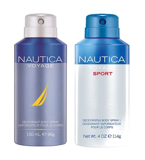 Nautica Deo Combo Set, Voyage, Voyage Sport, 150ml (Pack of 2) : Amazon ...