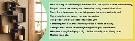 Woodkartindia Intersecting Wall Mount Shelf Wall Shelf Set of 4 ...