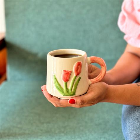 Tulips Coffee Mug – Orange Skies