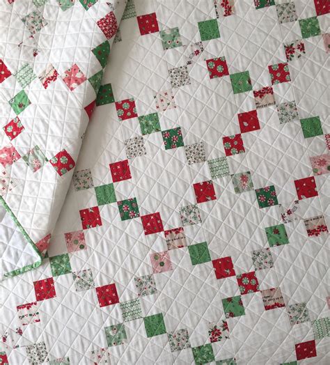 Christmas irish chain quilt – Artofit
