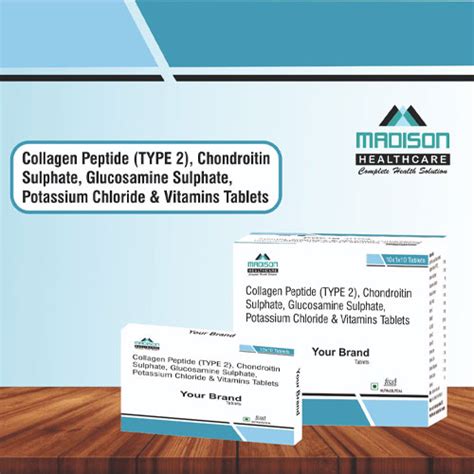 Collagen Peptide (Type 2) + Chondroitin Sulphate + Glucosamine Sulphat