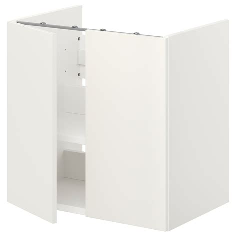 ENHET bs cb f wb w shlf/doors, white, 60x42x60 cm (235/8x161/2x235/8 ...