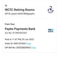 Indian Railway Catering & Tourism Corporation [IRCTC] — Failed booking ...