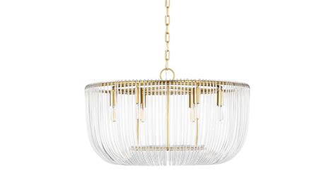 Visual Comfort CP1456BBS Pierce 6 Light 28" Wide Pendant with Clear ...