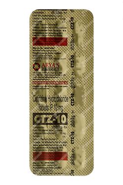 Ctz 10 MG | Order Ctz 10 MG Tablet Online at Truemeds