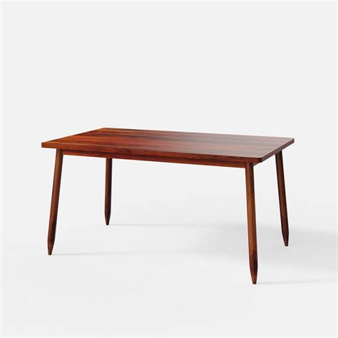 Craftsmill Maltby Luxury Dining Table - Sleek Sheesham Wood Design in 6 ...