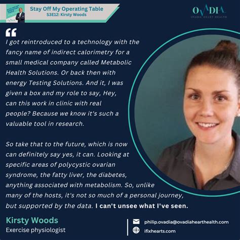 Stay Off My Operating Table Podcast — Kirsty Woods | Metabolic Health ...