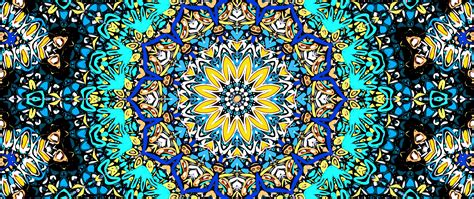 Download wallpaper 2560x1080 pattern, shapes, lines, fractal ...