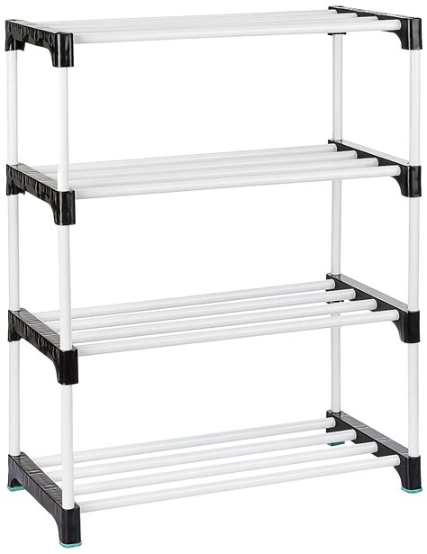 Zenvexyo 4-Shelf Shoe Rack for Home | Adjustable Shoe Shelf Storage ...