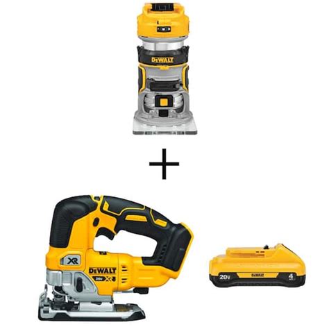 Buy 20V MAX Lithium-Ion Cordless Brushless Router and 20V Brushless ...