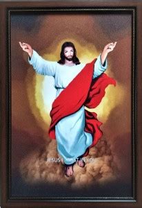 SujArta Jesus Christ Photo. Premium Vinyl Print, Quality 4 mm Board 20 ...