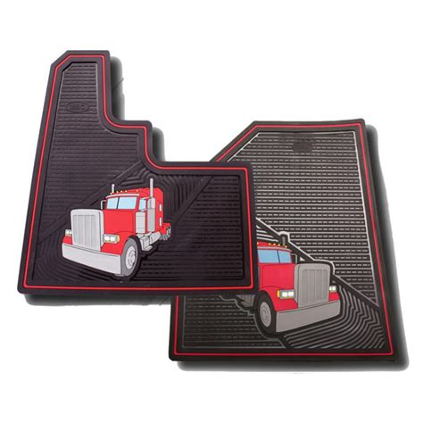 Peterbilt 379 Rubber Floor Mats - Raney's Truck Parts