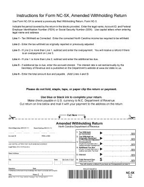 Nc5 Form - Fill and Sign Printable Template Online