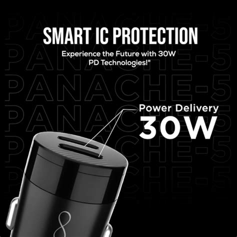 Buy Walta Elite Panache 6 30W Car Charger With Dual Output, Super Fast ...