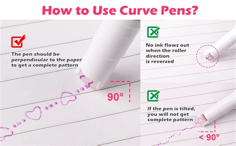 SUPER TOY 6 Pcs Curve Highlighter Pen Set Line Markers Colors For ...