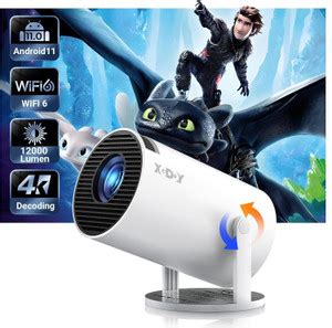 Prizmos New HY300 4K Android 11 Mini Projector HD 1GB RAM 8GB ROM WiFi ...