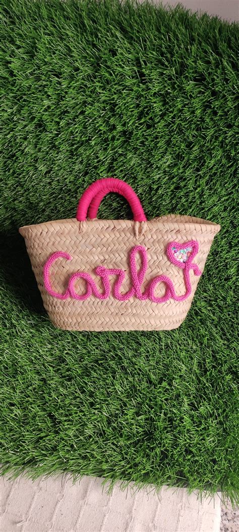 Capazo personalizado niña - Las Manitas de Lora