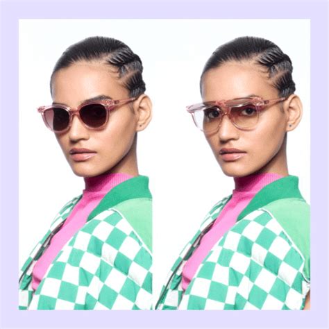 Buy Blue Transparent Full Rim Square Lenskart Air Switch LA E000131-C1 ...