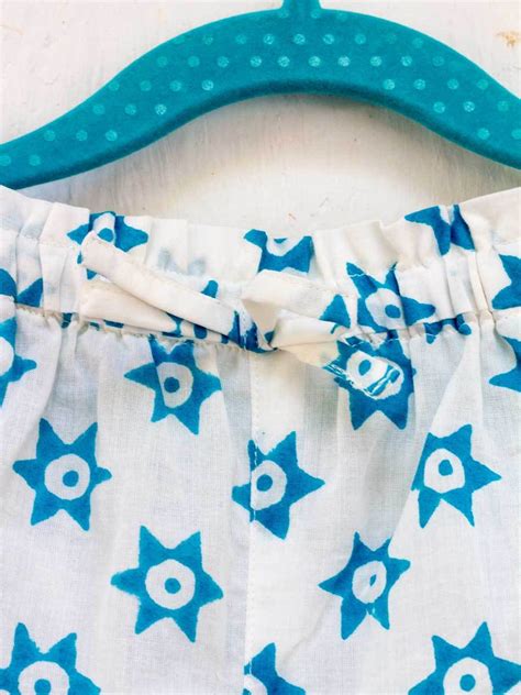 Starry Night Blue Organic Cotton Comfort Pants | Pinklay