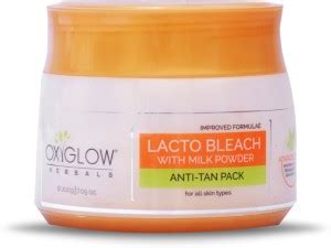 OXYGLOW LACTO BLEACH CREAM WITH MILK (ANTI TAN PACK) Price in India ...