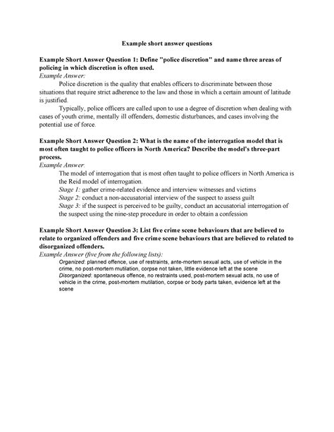 Image result for Short Structured Questions