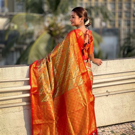 priyangkrita-sarees-unstitched-red-and-maroon-silk-priyangkrita-silk ...
