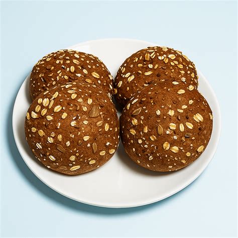 Multigrain Buns (4pc) – Nutritious & Fresh | Defence Bakery Delhi