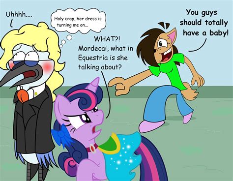 Mordecai X Twilight Sparkle