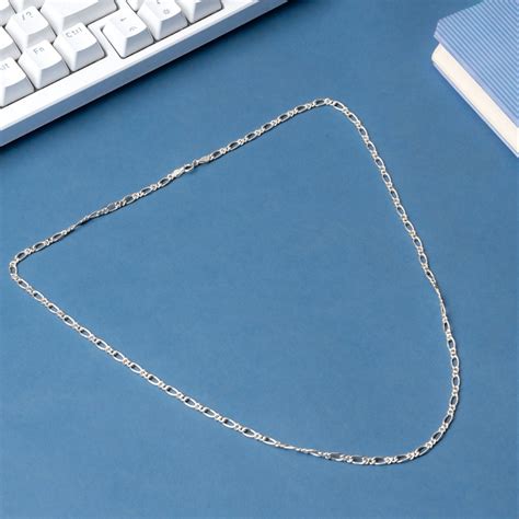 Sterling Silver Figaro Chain for Men – Office Wear | Sterluv