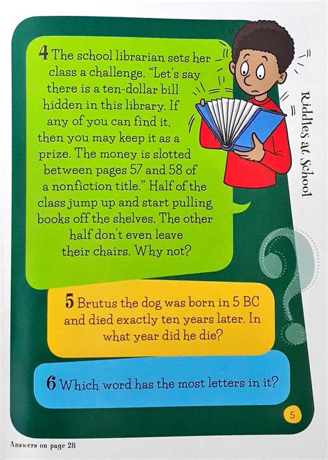 Riddle Me This : Riddles at School – Books and You