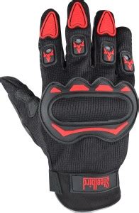 Steelbird Bike Riding Gloves with Touch Screen Sensitivity at Thumb and ...