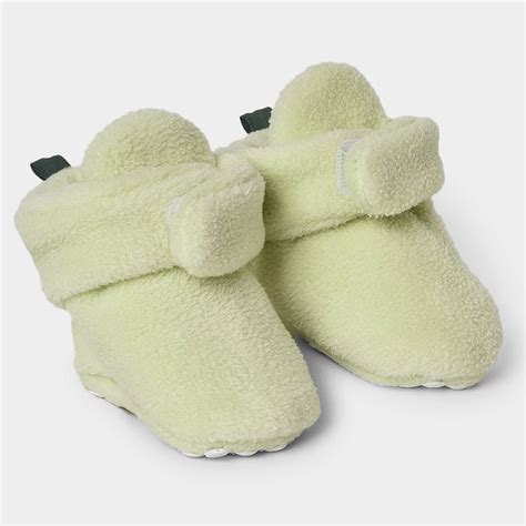 Mi Arcus - Moose Antipill Newborn Booties Green - Baby Booties Online