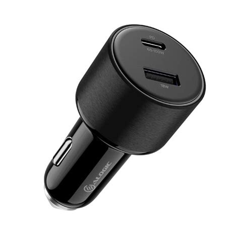 ALOGIC Rapid Power 100W Car Charger with 1 X USB-C Port & 1 X USB-A Po