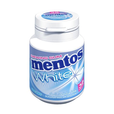 Mentos White Sweetmint Flavour Sugar Free Chewing Gum 54 g Online at ...