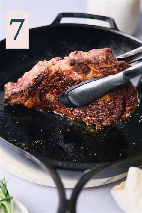 How to Cook a Ribeye Steak in a Cast Iron Skillet - A Full Living