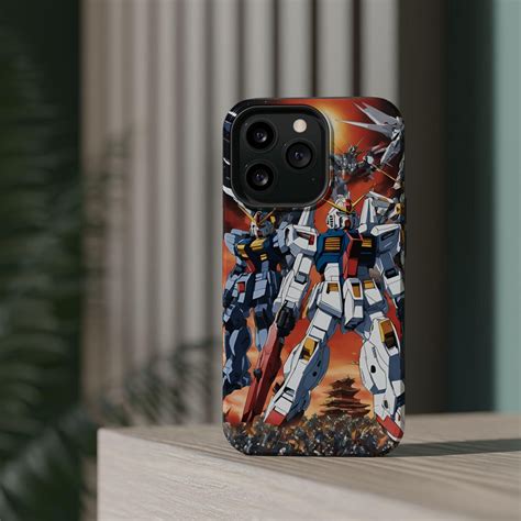 Anime Gundam Phone Case Magnetic Tough Cases for All iPhone 13 Models ...