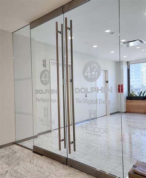 Office Glass Door Decals NYC | Glass Door Stickers NYC | Office Door ...
