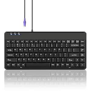 Amazon.in: Buy PERIBOARD-409P PS/2 Wired Mini Keyboard – Compact Full ...