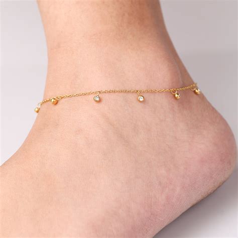 Yalina Anklet (White)